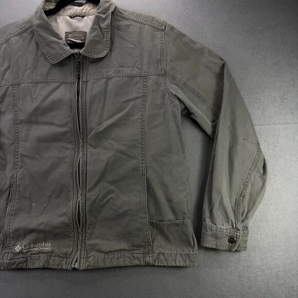 Columbia Sportswear Company Women’s Gray Full-Zip Jacket Cotton Blend Size L - Picture 5 of 12